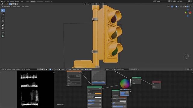 Traffic Light in Blender 2.91 - 3D Modeling Timelapse смотреть онлайн