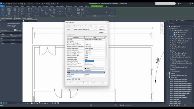 Revit Basic Tutorial - Dimension n Text смотреть онлайн