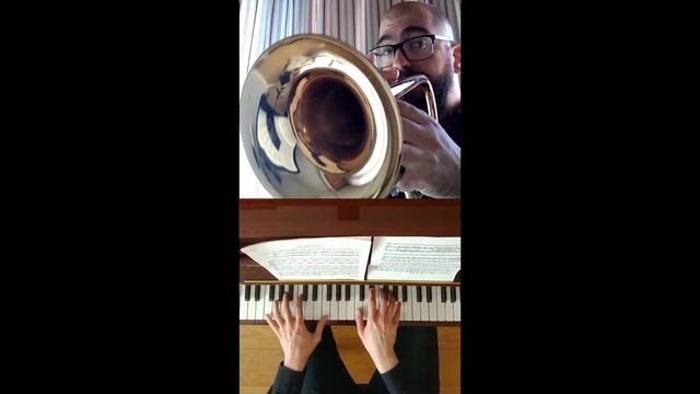 Excerpt from Sonata by Thorvald Hansen for Cornet and Piano смотреть онлайн