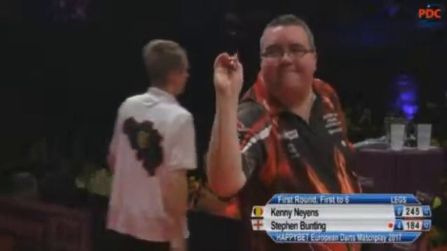 2017 European Darts Matchplay Round 1 Neyens vs Bunting смотреть онлайн