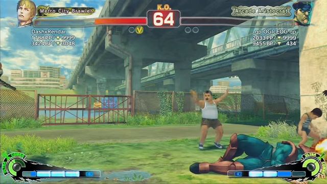 SSFIV: AE 2012 DashxRendar(Cody) vs qp OGIcEOG qp(M. Bison) THE SALTY RUNBACK! смотреть онлайн