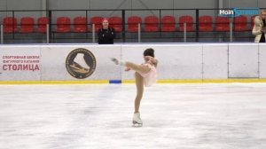Елизавета Козловская. Защита третьего юношеского разряда по фигурному катанию.