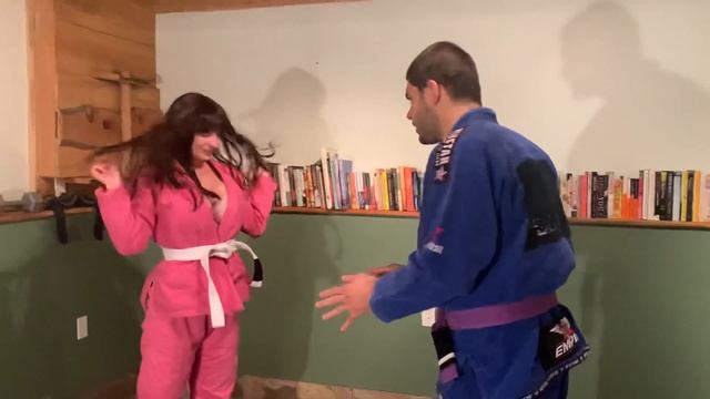 BJJ Girl Wardrobe Malfunction