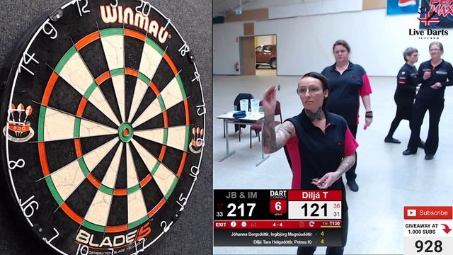 Íslandsmót 301 - Women´s and Men´s Doubles Finals смотреть онлайн