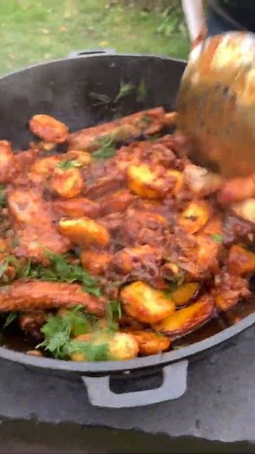 Рёбрышки с картошкой