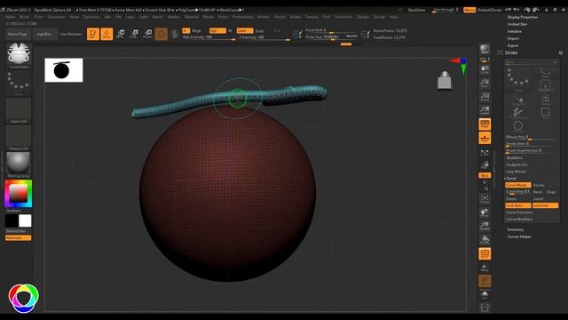 Curve Tube, Curve Multi tube, Curve Tube Snap Brushes - ZBrush Tutorial смотреть онлайн