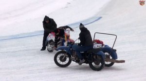 Мотогонки на льду падения. Сильное падение И. Большакова/ Ice speedway crashes.Big crash I.Bolshako