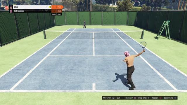 Grand Theft Auto 5: Intense tennis match and arm wrestling (funny stream highlights) смотреть онлайн