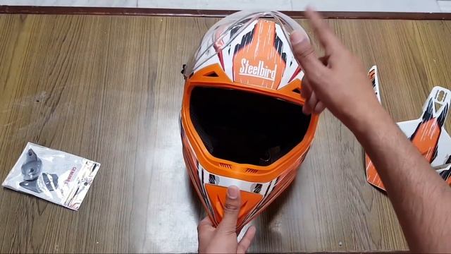 My New helmet steelbird Sba 42 racetrack helmet | motocross helmet | off road helmet смотреть онлайн