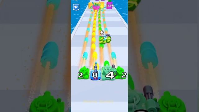 MERGE Tank Run 3D - Merge Battles 2⭐ 1234567890
