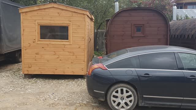 Баня "Каркасная" 6 метров с боковым входом купить на Бору. смотреть онлайн