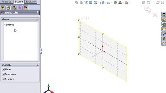 SolidWorks Part Modeling 01 Advanced Sketching 14 3D Sketch Planes смотреть онлайн