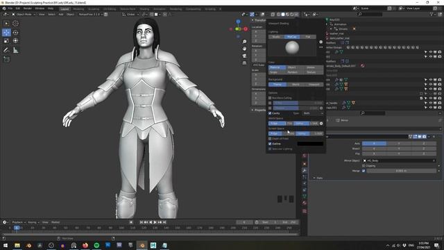 How to model an elf archer in Blender смотреть онлайн