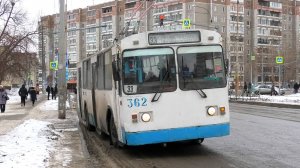 Троллейбус Екатеринбурга БТЗ-5201 борт. №362 маршрут №33 на остановке «Фрезеровщиков»