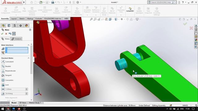 SolidWorks tutorial (Tagalog) - #15 How to mate смотреть онлайн