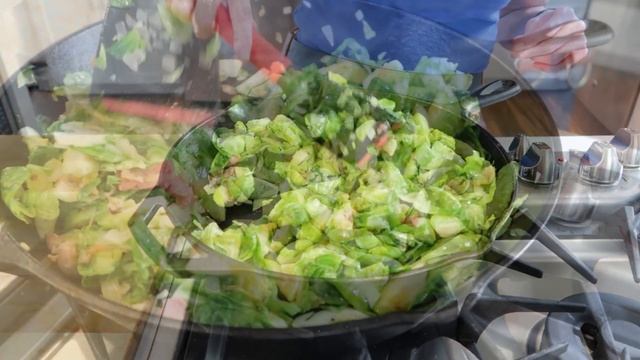 Easy Caramelized Brussels Sprouts With Bacon