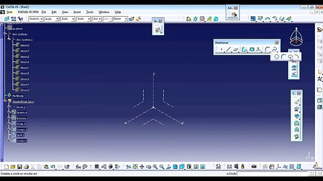 Connect curve ,corners,circle ||Catia v5 (SURFACE MODELING) смотреть онлайн