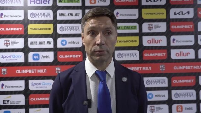 Александр Истомин после второго матча со "Спутником" (12.10.2023) смотреть онлайн