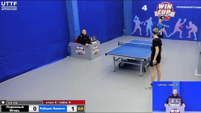 17:30 Подпалый Игорь 3-0 Рубцов Никита стол 4 Юг-3 18.03.21 смотреть онлайн