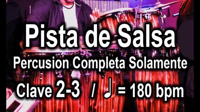 Pista de Salsa 2-3 - Sonido profesional. Percusion completa Solamente смотреть онлайн
