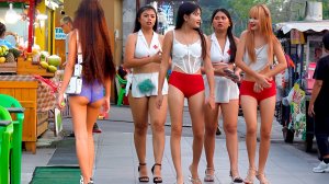 🇹🇭 2025 ПАТТАЙЯ  Beach Road . Девушки восхитительны!