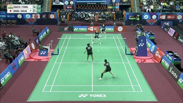 Syed Modi India International 2023 | Crasto/Ponnappa (IND) [7] vs. Iwanaga/Nakanishi (JPN) [3] | F смотреть онлайн