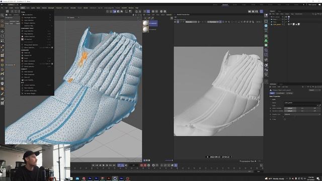 MAKE 3D SHOES in Marvelous Designer and Cinema 4D | Part Two - Redshift смотреть онлайн