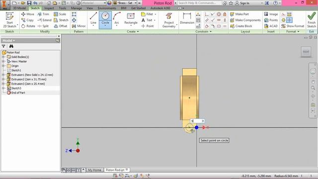 🔖 Piston Assembly || Autodesk Inventor Tutorial