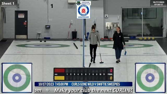Curling Stadium -Vancouver - Sheet 1 10-18-23 смотреть онлайн