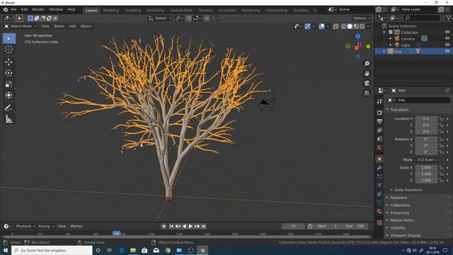 Blender 2.8 | realistische Bäume erstellen | Sapling Tree Gen Addon | Tutorial deutsch смотреть онлайн