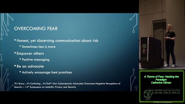 GrrCON 2019 2 05 A Theme of Fear Hacking the Paradigm Catherine Ullman смотреть онлайн