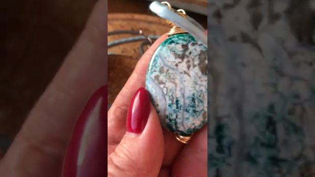 Красивый агатовый кулон и браслет смотреть онлайн