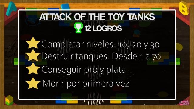 ATTACK OF THE TOY TANKS - Consejos y Análisis de LOGROS/TROFEOS смотреть онлайн