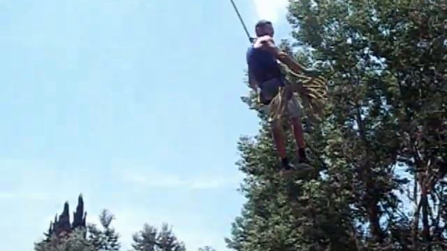 первый прыжок Rope Jumping