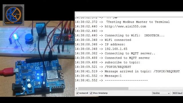Modbus Mqtt Bridge dengan ESP8266 part2 смотреть онлайн