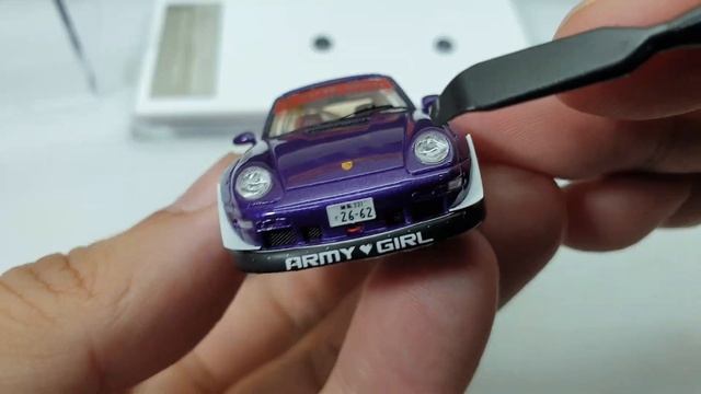 Porsche 993 RWB Army Girl by Fuelme Models | UNBOXING and REVIEW смотреть онлайн