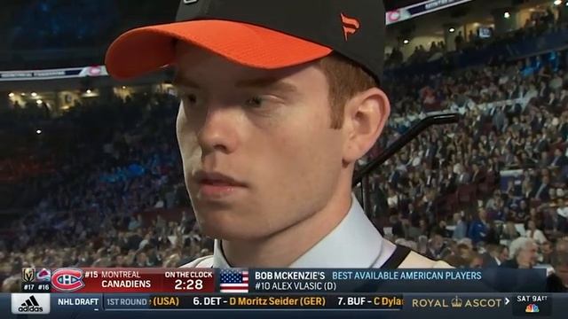 York On Being Picked By Flyers смотреть онлайн