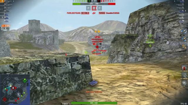 Chieftain Mk.6, 5.1k Damage, Naval Frontier, World Of Tanks Blitz смотреть онлайн