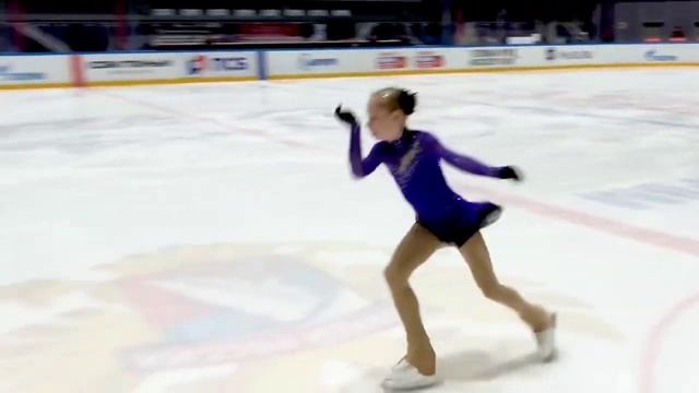 Анастасия Степанова 10 лет ⛸️ Anastasia Stepanova 10 Y.o. SP #невскийлед #figureskating