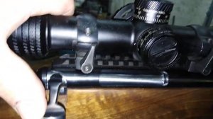 Работа затвора и магазина в карабин Лось (Б145)