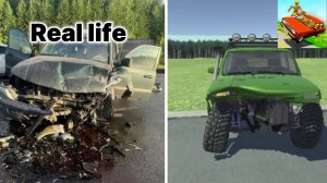 Аварии на реальных событиях в ВАЗ краш тест симулятор 2 #9