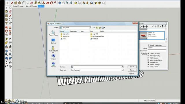How to Make a free 3d intro using Google Sketchup:Tuturial смотреть онлайн