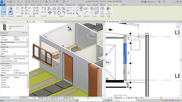 Novedades Revit 2023 Displace elements in 2D views смотреть онлайн
