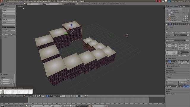Blender: Penrose Staircase смотреть онлайн