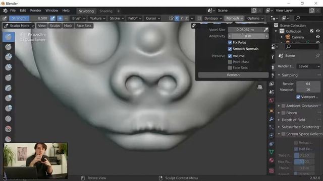 Intro to Sculpting in Blender! смотреть онлайн