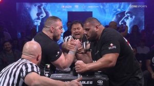 LEVAN SAGINASHVILI VS ERMES GASPARINI KING OF THE TABLE 6 ROUND ARMWRESTLING