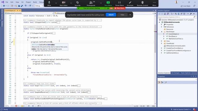 Revit API in Arabic - #39 - Curve Helper Methods - Ahmed Gamal Abdel Gawad смотреть онлайн