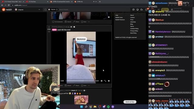 xQc voice crack SIUUU when CristianoooRonaldooo prefired gifting subs смотреть онлайн