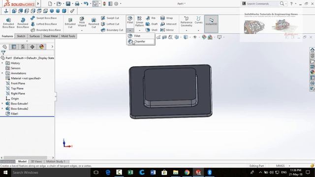 How to Make Heat Sink in SolidWorks смотреть онлайн