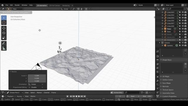 Grease Pencil 3d Blender speedpaint смотреть онлайн